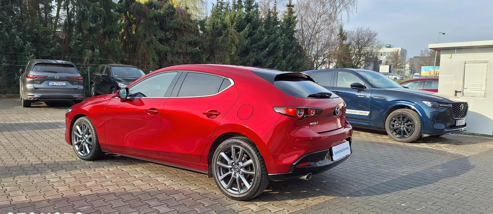 Mazda 3 cena 122800 przebieg: 11000, rok produkcji 2022 z Wojnicz małe 631